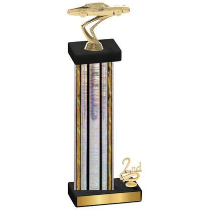 Accented Single Silver Glacier Second Place Cars Trophy
