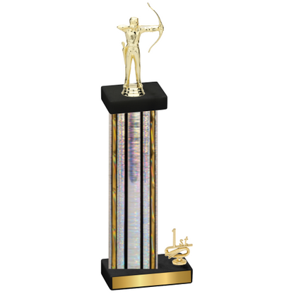 Accented Single Silver Glacier First Place Archery Trophy