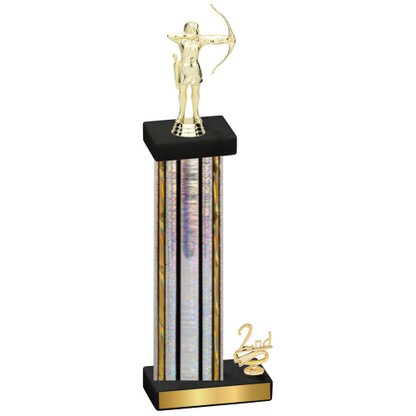 Accented Single Silver Glacier Second Place Archery Trophy