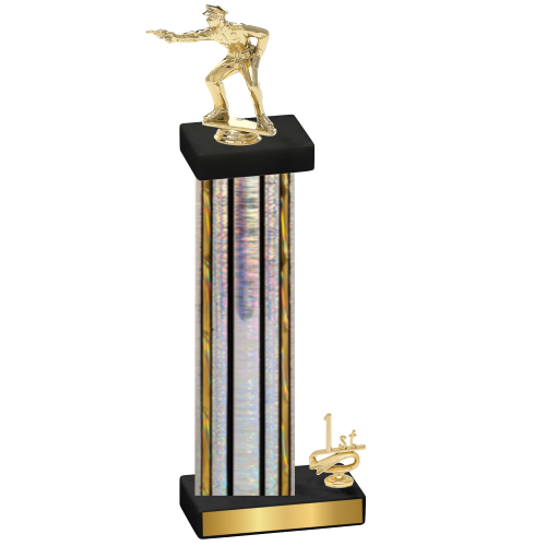 Accented Single Silver Glacier First Place Shooter Trophy