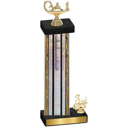 Accented Single Silver Glacier Third Place Academics Trophy