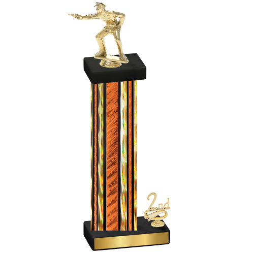 Accented Single Orange Glacier Second Place Shooter Trophy