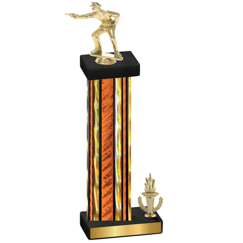 Accented Single Orange Glacier Victory Shooter Trophy