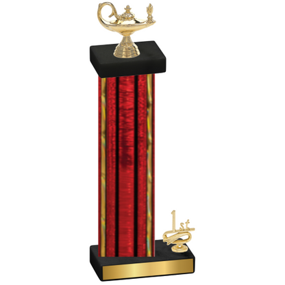 Accented Single Red Glacier First Place Academics Trophy