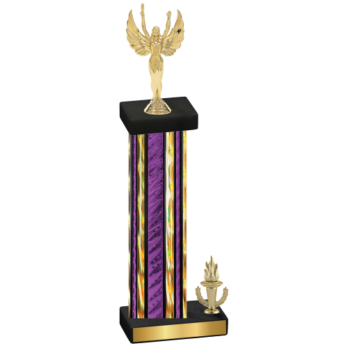 Accented Single Purple Glacier Victory Victory Trophy