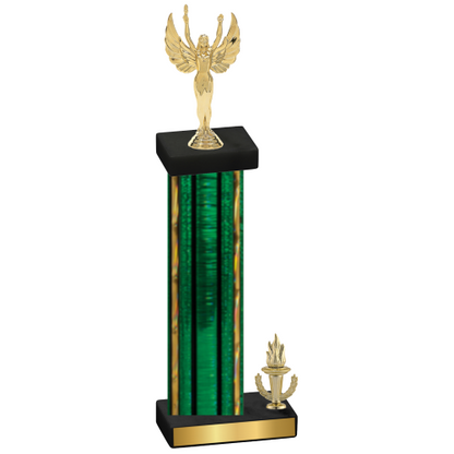 Accented Single Green Glacier Victory Victory Trophy