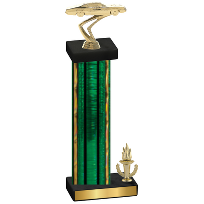 Accented Single Green Glacier Victory Cars Trophy