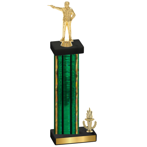 Accented Single Green Glacier Victory Shooter Trophy