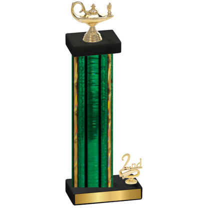 Accented Single Green Glacier Second Place Academics Trophy