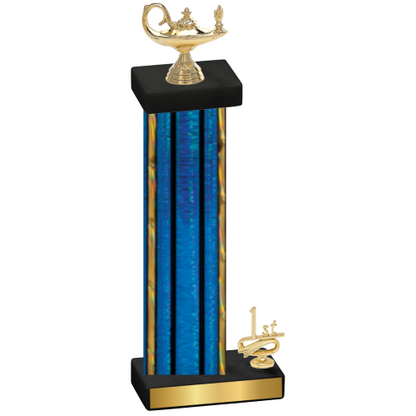 Accented Single Blue Glacier First Place Academics Trophy