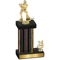 Accented Single Black Glacier Year Hockey Trophy