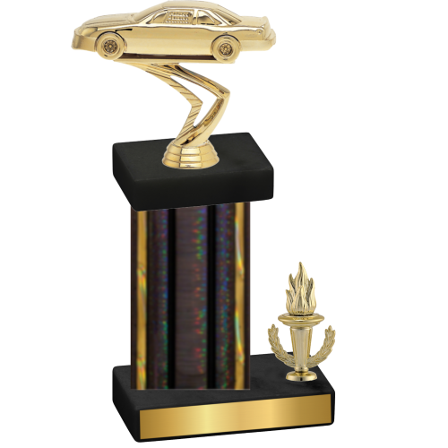 Accented Single Black Glacier Victory Cars Trophy