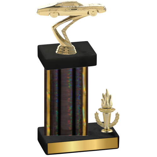 Accented Single Black Glacier Victory Cars Trophy