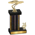 Accented Single Black Glacier Year Cars Trophy