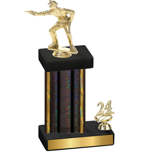 Accented Single Black Glacier Year Shooter Trophy