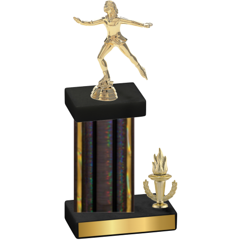 Accented Single Black Glacier Victory Skater Trophy