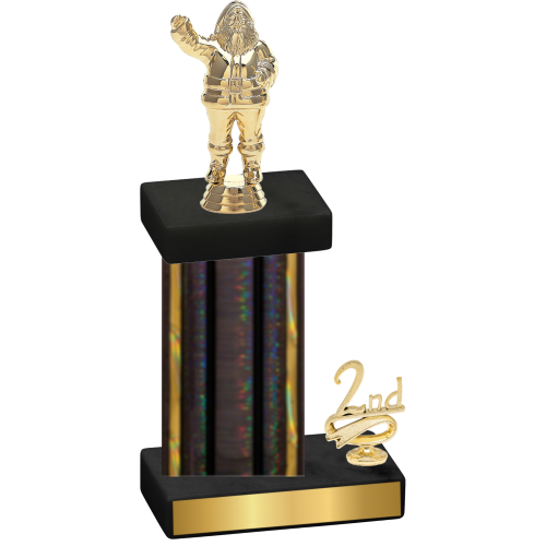 Accented Single Black Glacier Second Place Holiday Trophy