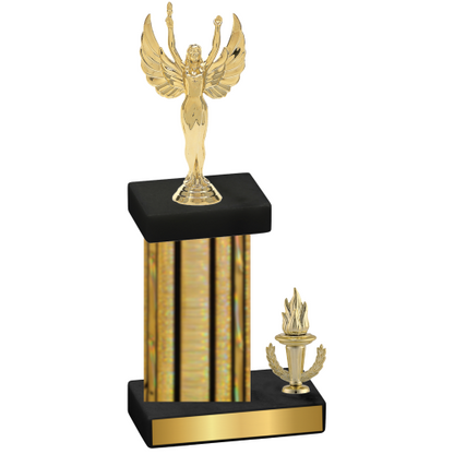Accented Single Gold Glacier Victory Victory Trophy
