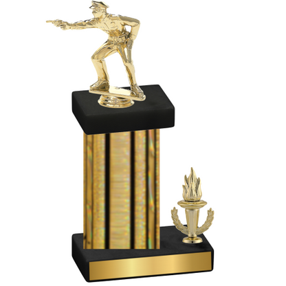 Accented Single Gold Glacier Victory Shooter Trophy