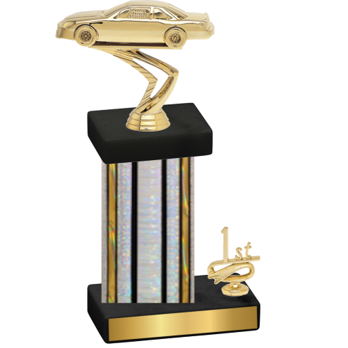 Accented Single Silver Glacier First Place Cars Trophy