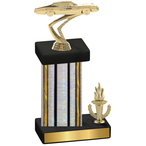 Accented Single Silver Glacier Victory Cars Trophy