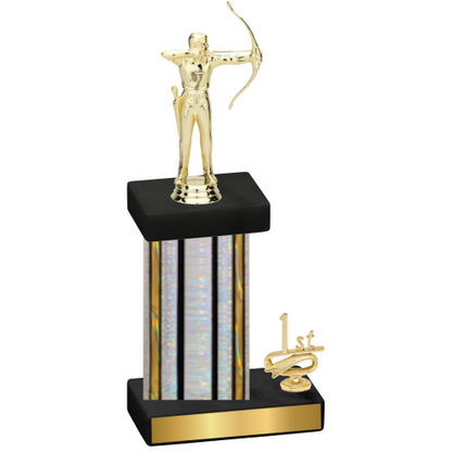 Accented Single Silver Glacier First Place Archery Trophy