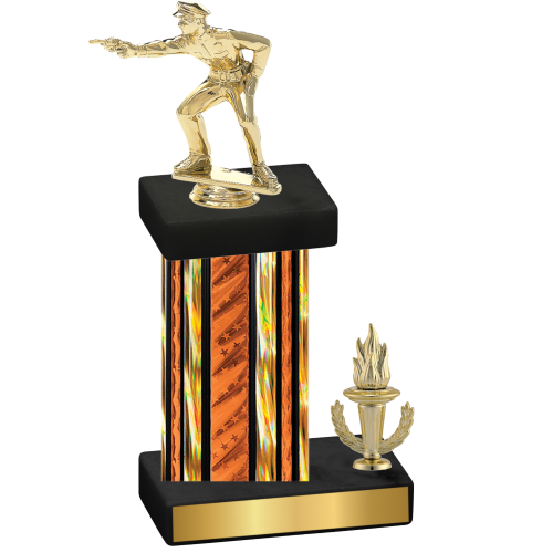 Accented Single Orange Glacier Victory Shooter Trophy