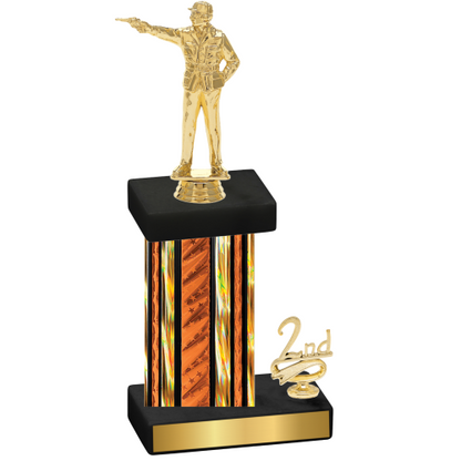 Accented Single Orange Glacier Second Place Shooter Trophy