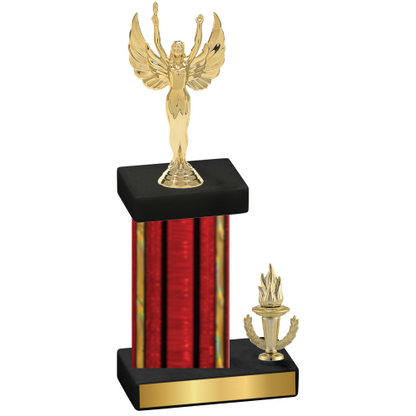 Accented Single Red Glacier Victory Victory Trophy