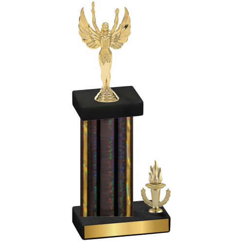 Accented Single Black Glacier Victory Victory Trophy