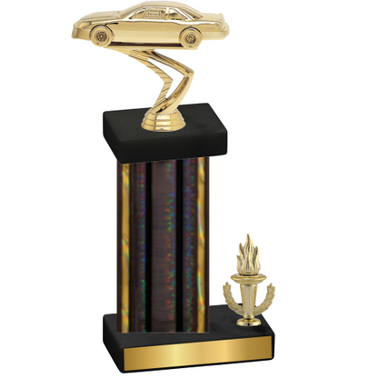 Accented Single Black Glacier Victory Cars Trophy