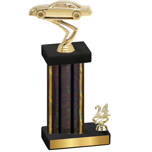 Accented Single Black Glacier Year Cars Trophy