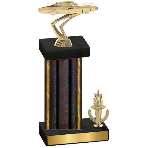 Accented Single Black Glacier Victory Cars Trophy