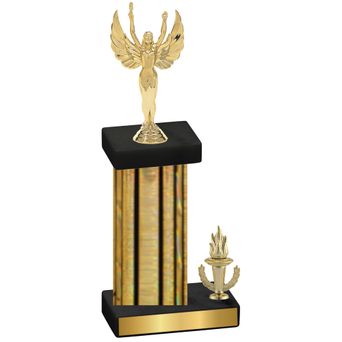 Accented Single Gold Glacier Victory Victory Trophy