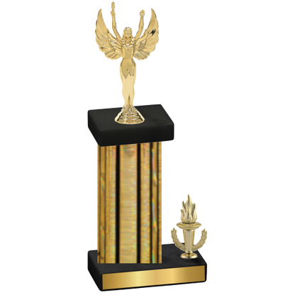 Accented Single Gold Glacier Victory Victory Trophy