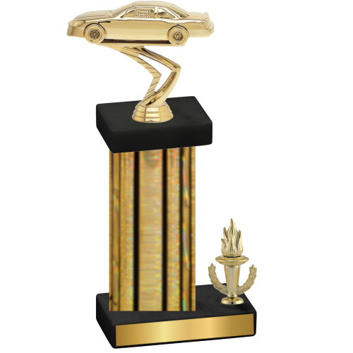 Accented Single Gold Glacier Victory Cars Trophy