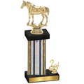 Accented Single Silver Glacier Second Place Horses Trophy