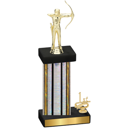 Accented Single Silver Glacier First Place Archery Trophy