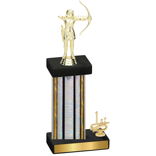 Accented Single Silver Glacier First Place Archery Trophy