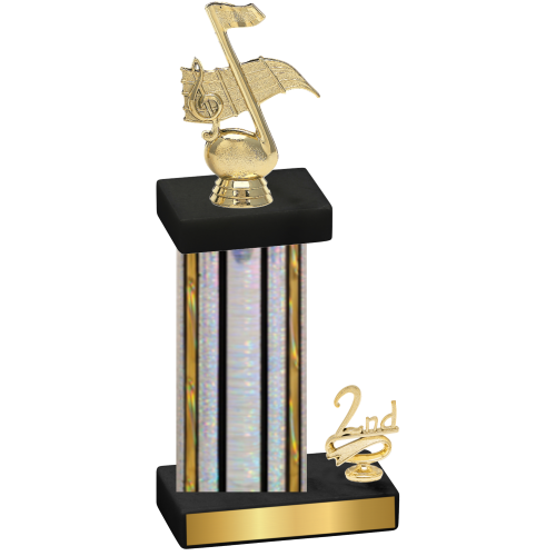 Accented Single Silver Glacier Second Place Music Trophy