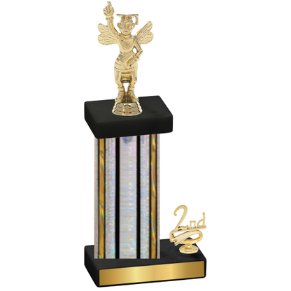 Accented Single Silver Glacier Second Place Academics Trophy
