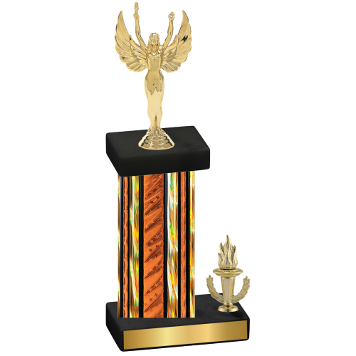 Accented Single Orange Glacier Victory Victory Trophy