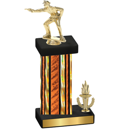 Accented Single Orange Glacier Victory Shooter Trophy