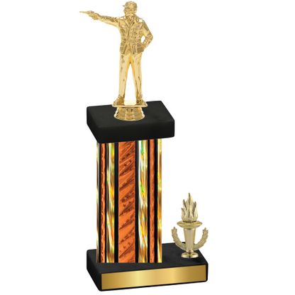 Accented Single Orange Glacier Victory Shooter Trophy