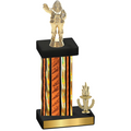 Accented Single Orange Glacier Victory Holiday Trophy