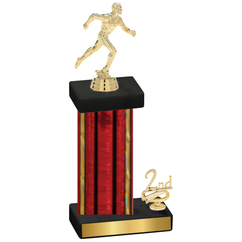 Accented Single Red Glacier Second Place Running Trophy