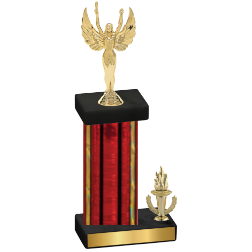 Accented Single Red Glacier Victory Victory Trophy