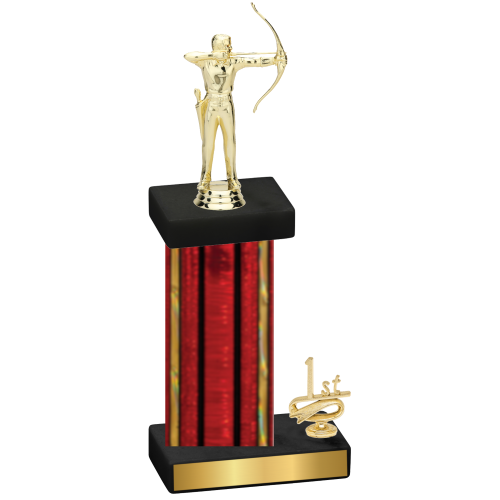 Accented Single Red Glacier First Place Archery Trophy