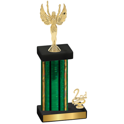 Accented Single Green Glacier Second Place Victory Trophy
