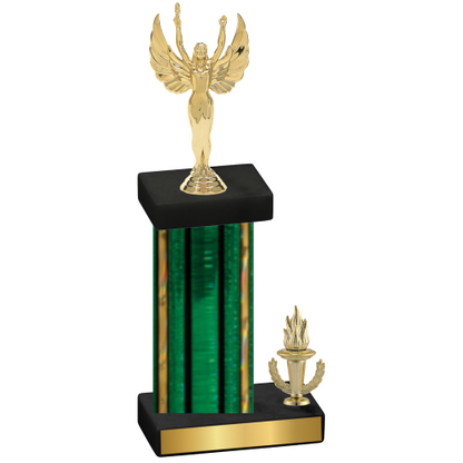 Accented Single Green Glacier Victory Victory Trophy